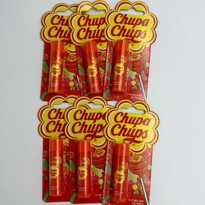 Lot of 6 Chupa Chups Orange Lip Balms